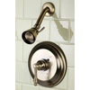 image:imageKingston Brass KB3636ALSO Restoration SingleHandle Pressure Balanced Shower Faucet in Polished NickelAntique Brass