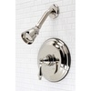 image:imageKingston Brass KB3636ALSO Restoration SingleHandle Pressure Balanced Shower Faucet in Polished NickelPolished Nickel