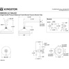 image:imageKingston Brass KB6330ALSO Restoration SingleHandle Pressure Balanced Shower Faucet Matte Black