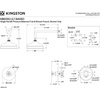 image:imageKingston Brass KB6330AXSO Restoration SingleHandle Pressure Balanced Shower Faucet Matte Black