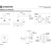 image:imageKingston Brass KB6330CMLSO Manhattan SingleHandle Pressure Balanced Shower Faucet Matte Black