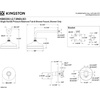 image:imageKingston Brass KB6330NDLSO NuvoFusion SingleHandle Pressure Balanced Shower Faucet Matte Black