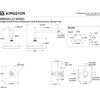 image:imageKingston Brass KB6340AXSO Restoration SingleHandle Pressure Balanced Shower Faucet Matte Black