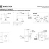 image:imageKingston Brass KB6340CMLSO Manhattan SingleHandle Pressure Balanced Shower Faucet Matte Black