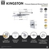 image:imageKingston Brass KB8347AXSO Restoration SingleHandle Pressure Balanced Shower Faucet Brushed Brass