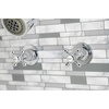 image:imageKingston Brass KBX8141BX Metropolitan DoubleHandle Tub and Shower Faucet in Polished ChromePolished Chrome