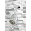 image:imageKingston Brass KBX8141BX Metropolitan DoubleHandle Tub and Shower Faucet in Polished ChromePolished Chrome