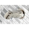 image:imageKingston Brass KBX8141BX Metropolitan DoubleHandle Tub and Shower Faucet in Polished ChromePolished Nickel