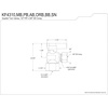 image:imageKingston Brass KF4310BB 12 FIP x 38 OD Comp Angle Stop Valve Brushed BrassOil Rubbed Bronze