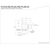 image:imageKingston Brass KF5330BB 58 OD Comp x 38 OD Comp Angle Stop Valve Brushed Brass