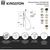 image:imageKingston Brass Made to Match KXK2541 Shower System with Slide Bar and Hand Shower Polished ChromeBrushed Brass
