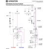 image:imageKingston KSK36300AX Restoration Thermostatic Tub and Shower System Matte Black