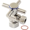 image:imageKingston Brass CC43107DX Concord 12 FIP x 38 OD Comp QuarterTurn Angle Stop Valve Brushed BrassPolished Nickel