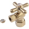 image:imageKingston Brass CC53301X Vintage Classic 58Inch X 38Inch OD Compression Angle Stop with Cross Handle 218Inch Polished ChromePolished Brass