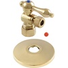 image:imageKingston Brass CC53302K Quarter Turn Valve with Flange 58 X 38 OD Compression Polished Brass