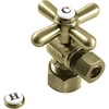 image:imageKingston Brass CC53303X 58 OD Comp x 38 OD Comp Angle Stop Valve Antique Brass
