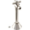 image:imageKingston Brass CC83208X 12 Sweat x 38 OD Comp Angle ShutOff Valve with 5 Extension Brushed NickelBrushed Nickel