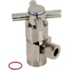 image:imageKingston Brass CD43307DX Concord 12 IPS x 38 OD AntiSeize Deluxe Quarter Turn Ceramic Hardisc Cartridge Angle Stop Brushed BrassBrushed Nickel