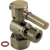 image:imageKingston Brass Fauceture CC43107DL Quarter Turn Valves 12 FIP X 38 OD Compression Brushed BrassAntique Brass