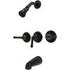 image:imageKingston Brass GKB235 Magellan Tub and Shower Faucet with Three Handles Oil Rubbed Bronze 1168 x 8 x 775Oil Rubbed Bronze