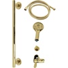image:imageKingston Brass KAK1542E Made to Match Shower System with SlideGrab Bar and Hand Shower Polished Brass