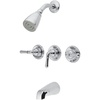 image:imageKingston Brass KB231 Magellan Tub and Shower Faucet with 3Magellan Handles Polished Chrome5Inch Spout ReachPolished Chrome