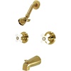 image:imageKingston Brass KB247PX Magellan Tub and Shower Faucet Brushed Brass 72 x 8 x 738