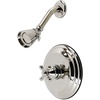 image:imageKingston Brass KB2636BXSO Metropolitan SingleHandle Pressure Balanced Shower Faucet in Polished NickelPolished Nickel