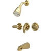 image:imageKingston Brass KB6238LL Legacy Tub and Shower Faucet Brushed Nickel5Inch Spout ReachPolished Brass
