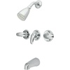 image:imageKingston Brass KB6238LL Legacy Tub and Shower Faucet Brushed Nickel5Inch Spout ReachPolished Chrome