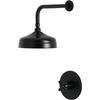 image:imageKingston Brass KB6330AXSO Restoration SingleHandle Pressure Balanced Shower Faucet Matte Black