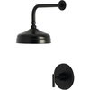 image:imageKingston Brass KB6330CMLSO Manhattan SingleHandle Pressure Balanced Shower Faucet Matte Black