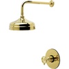 image:imageKingston Brass KB6332RKXSO Webb SingleHandle Pressure Balanced Shower Faucet Polished Brass