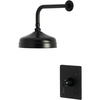 image:imageKingston Brass KB6340ALSO Restoration SingleHandle Pressure Balanced Shower Faucet Matte Black
