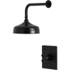 image:imageKingston Brass KB6340AXSO Restoration SingleHandle Pressure Balanced Shower Faucet Matte Black
