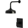 image:imageKingston Brass KB6340CMLSO Manhattan SingleHandle Pressure Balanced Shower Faucet Matte Black