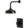 image:imageKingston Brass KB6340DXSO Concord SingleHandle Pressure Balanced Shower Faucet Matte BlackMatte Black
