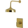 image:imageKingston Brass KB6347CMLSO Manhattan SingleHandle Pressure Balanced Shower Faucet Brushed Brass