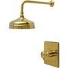image:imageKingston Brass KB6347RKXSO Webb SingleHandle Pressure Balanced Shower Faucet Brushed Brass