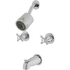 image:imageKingston Brass KBX8141BX Metropolitan DoubleHandle Tub and Shower Faucet in Polished ChromePolished Chrome