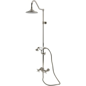 image:imageKingston Brass CCK3666BEX Essx Wall Mount Rain Drop Shower System Polished NickelPolished Nickel