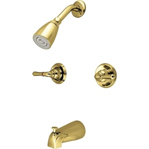 image:imageKingston Brass KB242 Magellan Tub and Shower Faucet 2Magellan Handle Polished Brass