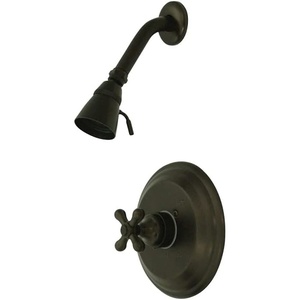 image:imageKingston Brass KB3630AXSO Restoration SingleHandle Pressure Balanced Shower Faucet in Matte BlackOil Rubbed Bronze