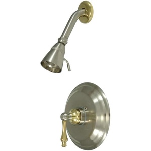 image:imageKingston Brass KB3636ALSO Restoration SingleHandle Pressure Balanced Shower Faucet in Polished NickelBrushed NickelPolished Brass