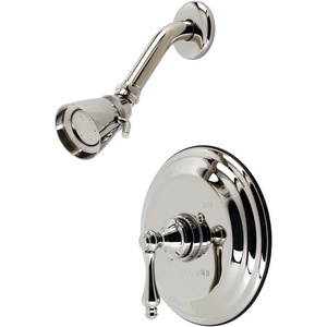image:imageKingston Brass KB3636ALSO Restoration SingleHandle Pressure Balanced Shower Faucet in Polished NickelPolished Nickel