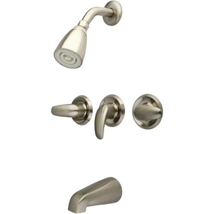 image:imageKingston Brass KB6238LL Legacy Tub and Shower Faucet Brushed Nickel5Inch Spout ReachBrushed Nickel