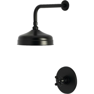 image:imageKingston Brass KB6330AXSO Restoration SingleHandle Pressure Balanced Shower Faucet Matte Black