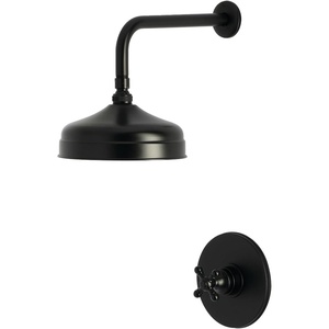 image:imageKingston Brass KB6330BXSO Metropolitan SingleHandle Pressure Balanced Shower Faucet Matte Black