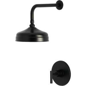 image:imageKingston Brass KB6330CMLSO Manhattan SingleHandle Pressure Balanced Shower Faucet Matte Black