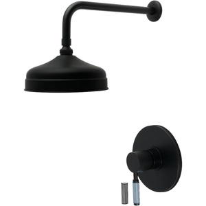 image:imageKingston Brass KB6330KPSSO Verona SingleHandle Pressure Balanced Shower Faucet Matte Black